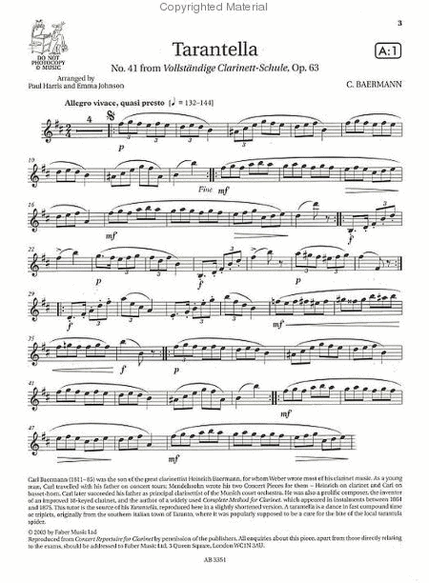 Grade 5 Selected Clarinet Exam Pieces 2008-2013