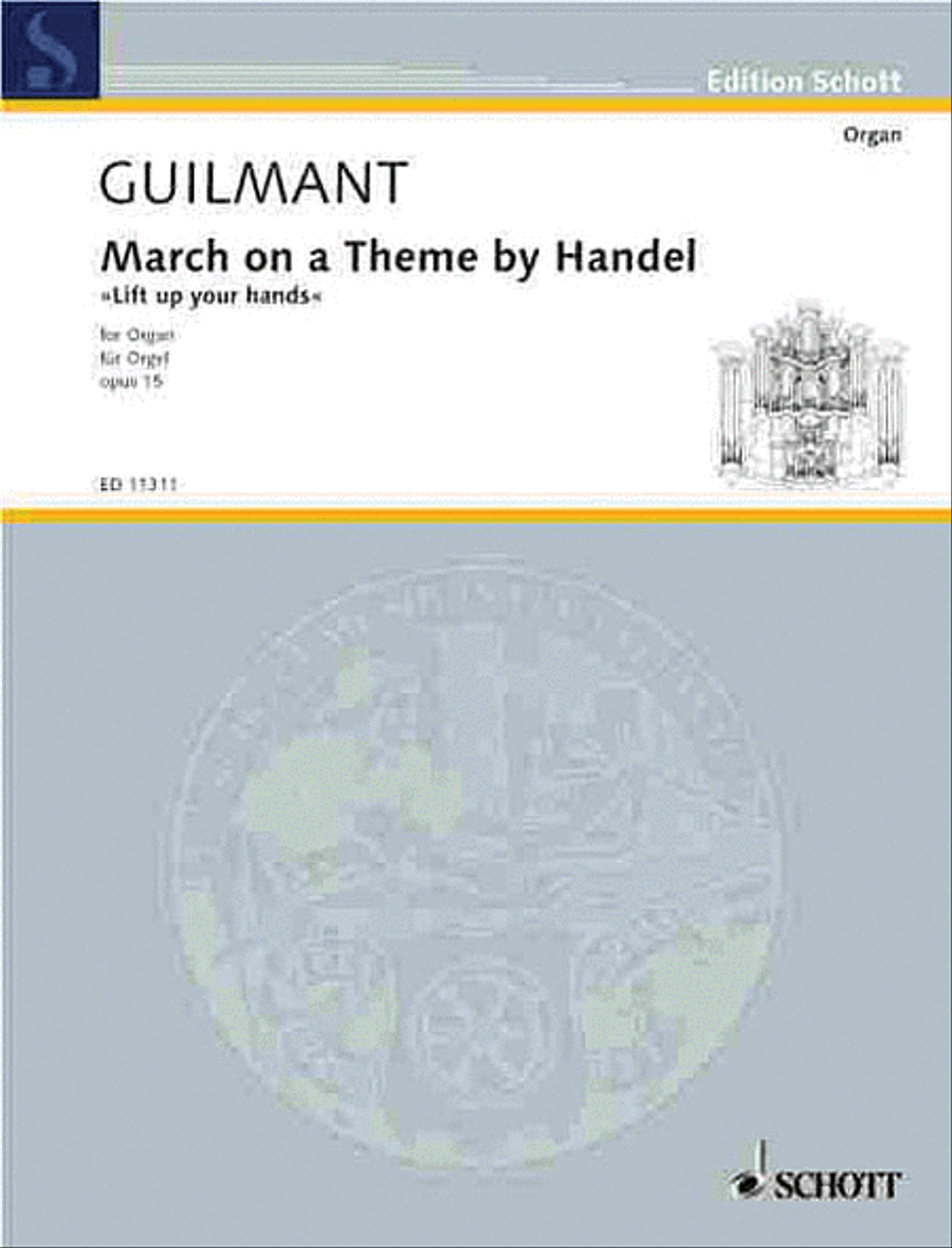 March on a Theme by Handel, Op. 15 Organ scores gallery preview page 1