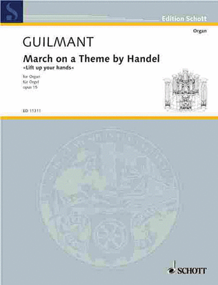 Book cover for March on a Theme by Handel, Op. 15