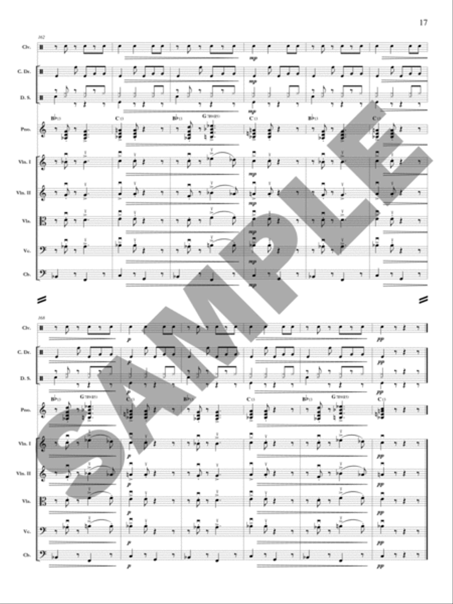 Ayana (Solo Violin, Viola, or Cello) Orchestra scores gallery preview page 18