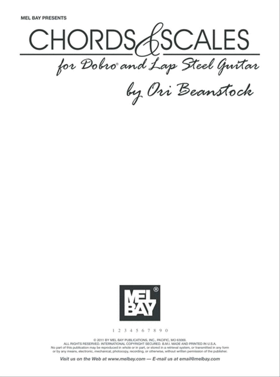 Chords and Scales for Dobro and Lap Steel Guitar Acoustic Guitar scores gallery preview page 2