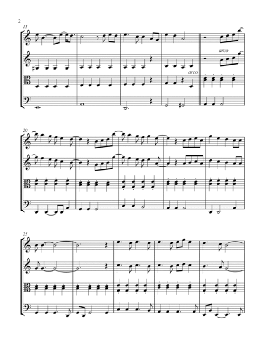 Lucky String Quartet scores gallery preview page 2
