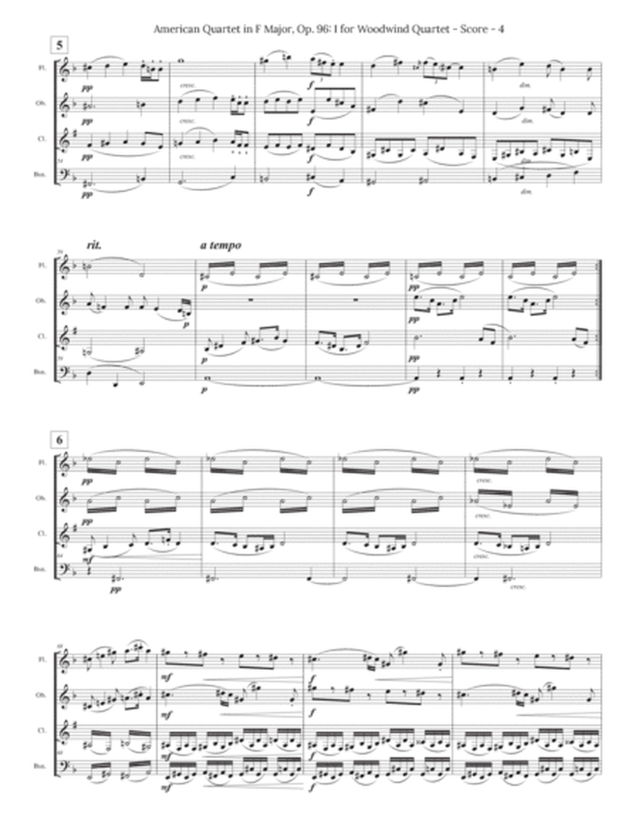 Dvorak American Quartet No. 12 for Mixed Woodwind Quartet image number null