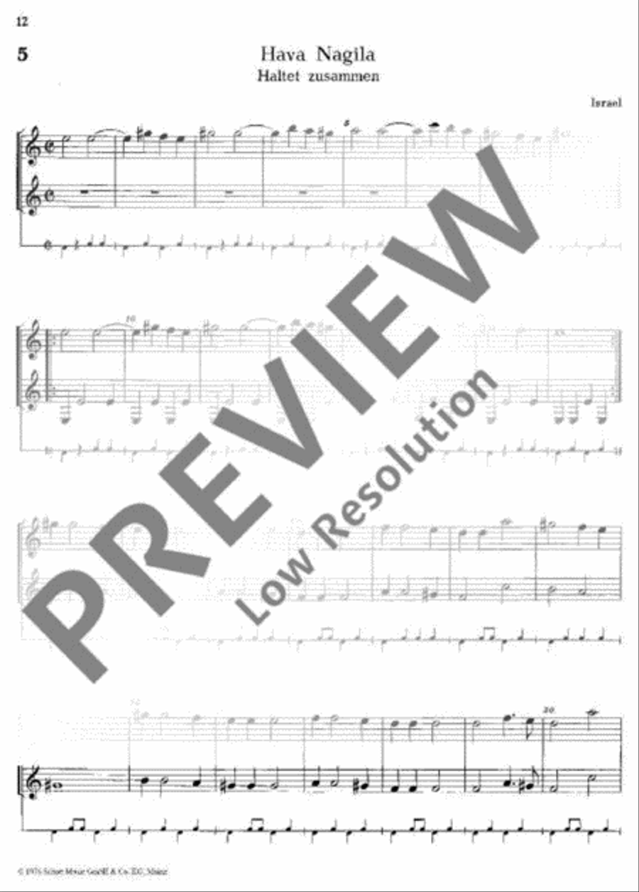 Folklore international Folklore international Clarinet Duet scores gallery preview page 13