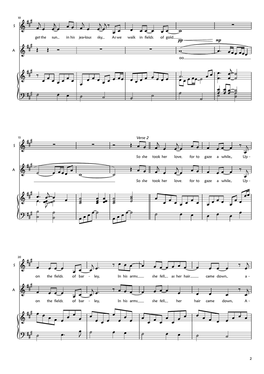 Fields Of Gold SA scores gallery preview page 2