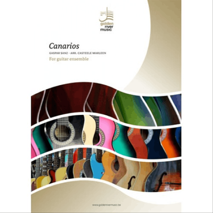 Canarios for guitar ensemble Guitar Ensemble scores gallery preview page 1