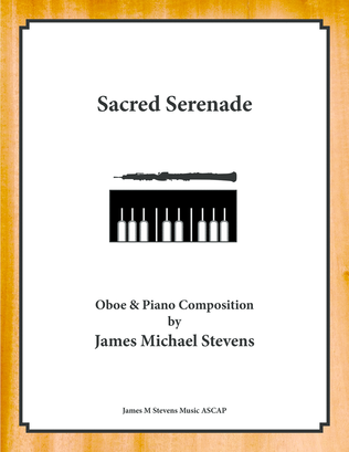 Book cover for Sacred Serenade - Oboe & Piano
