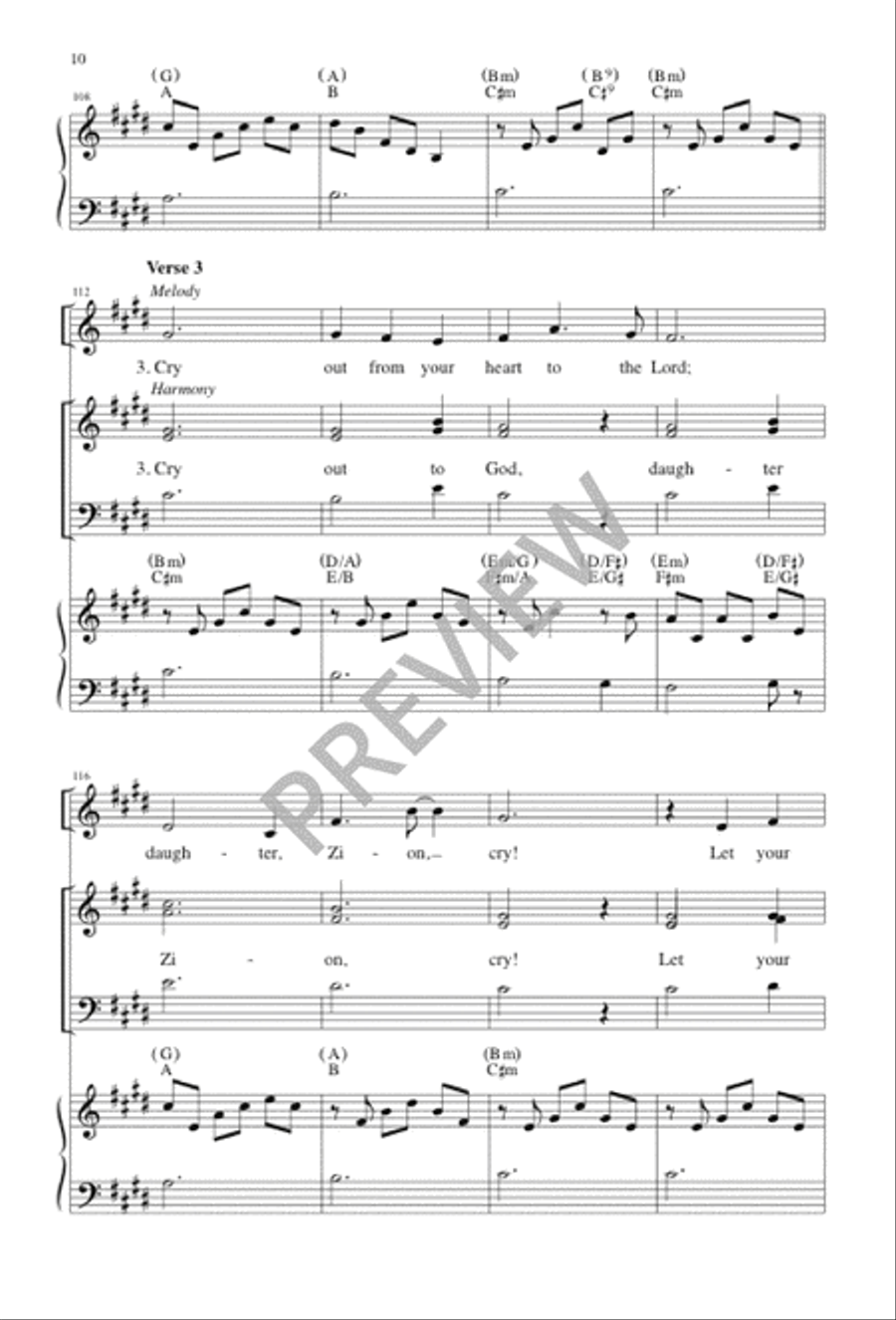 Lamentation 4-Part scores gallery preview page 9