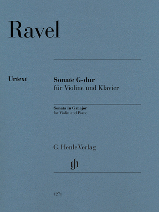 Book cover for Violin Sonata In G Major