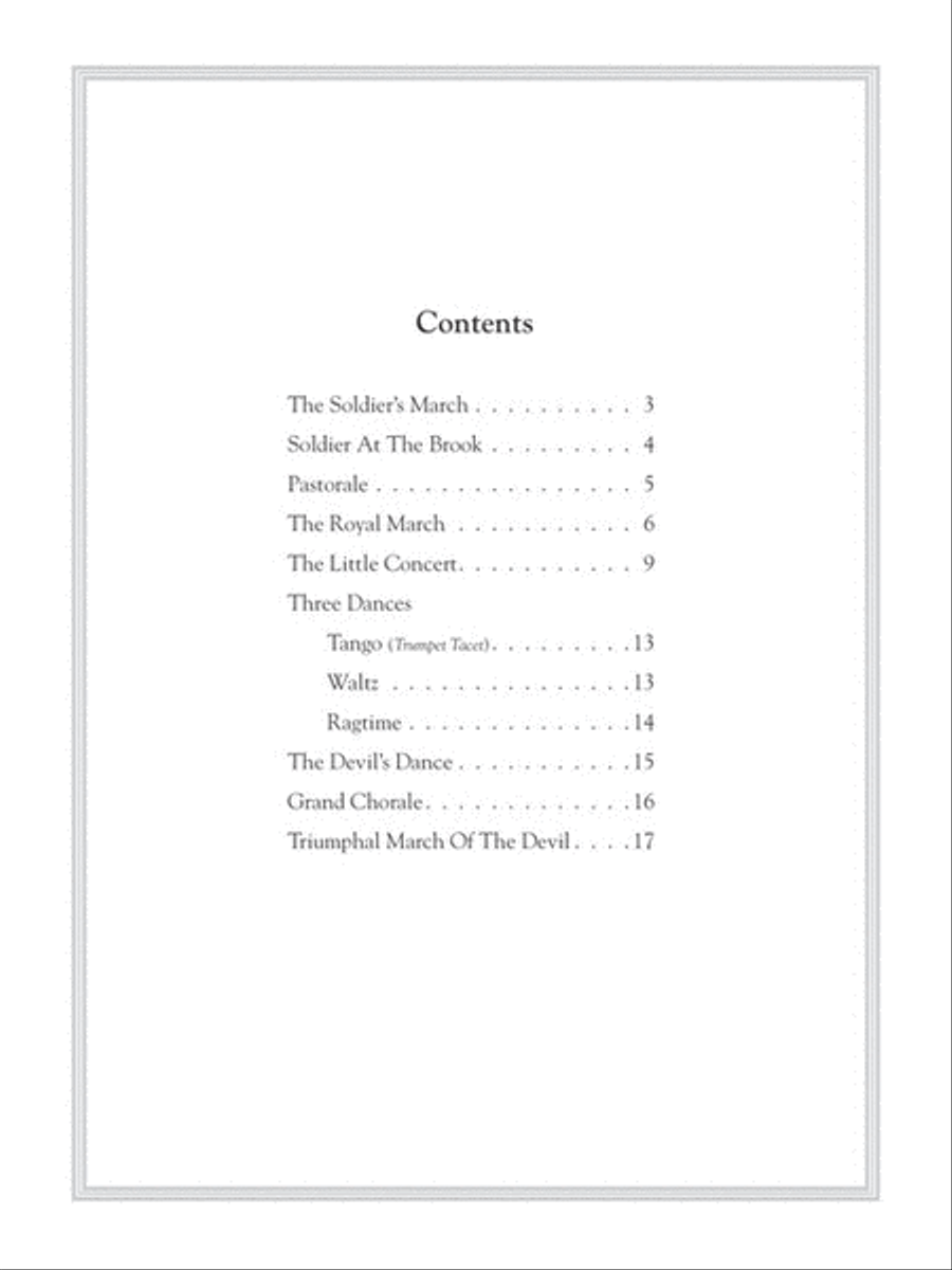 Igor Stravinsky - L'histoire du Soldat Trumpet Solo scores gallery preview page 2