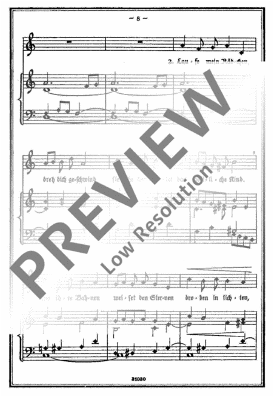 4 Gesänge Voice Solo scores gallery preview page 9