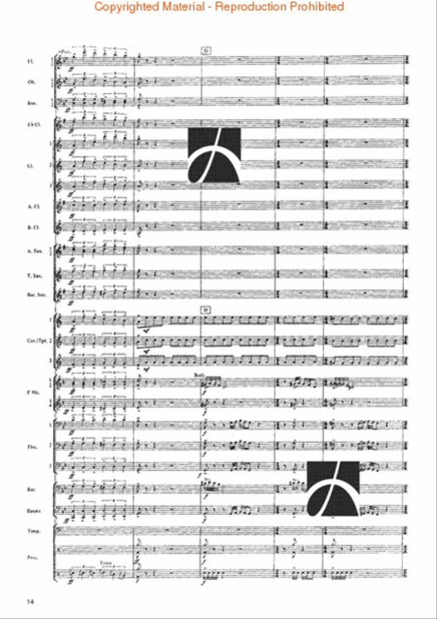 La Storia Concert Band scores gallery preview page 10