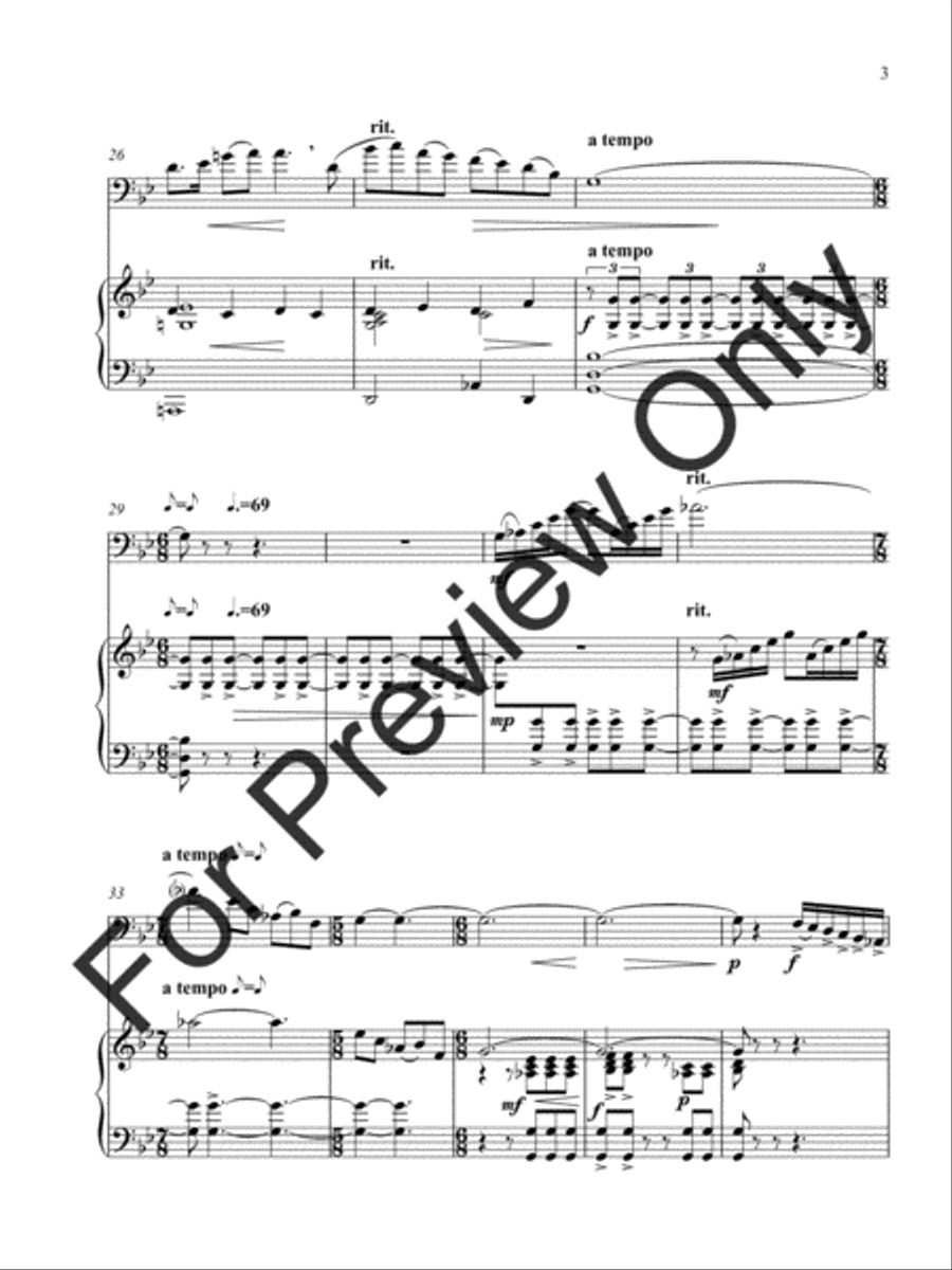 Rhapsody For Trombone Trombone scores gallery preview page 7