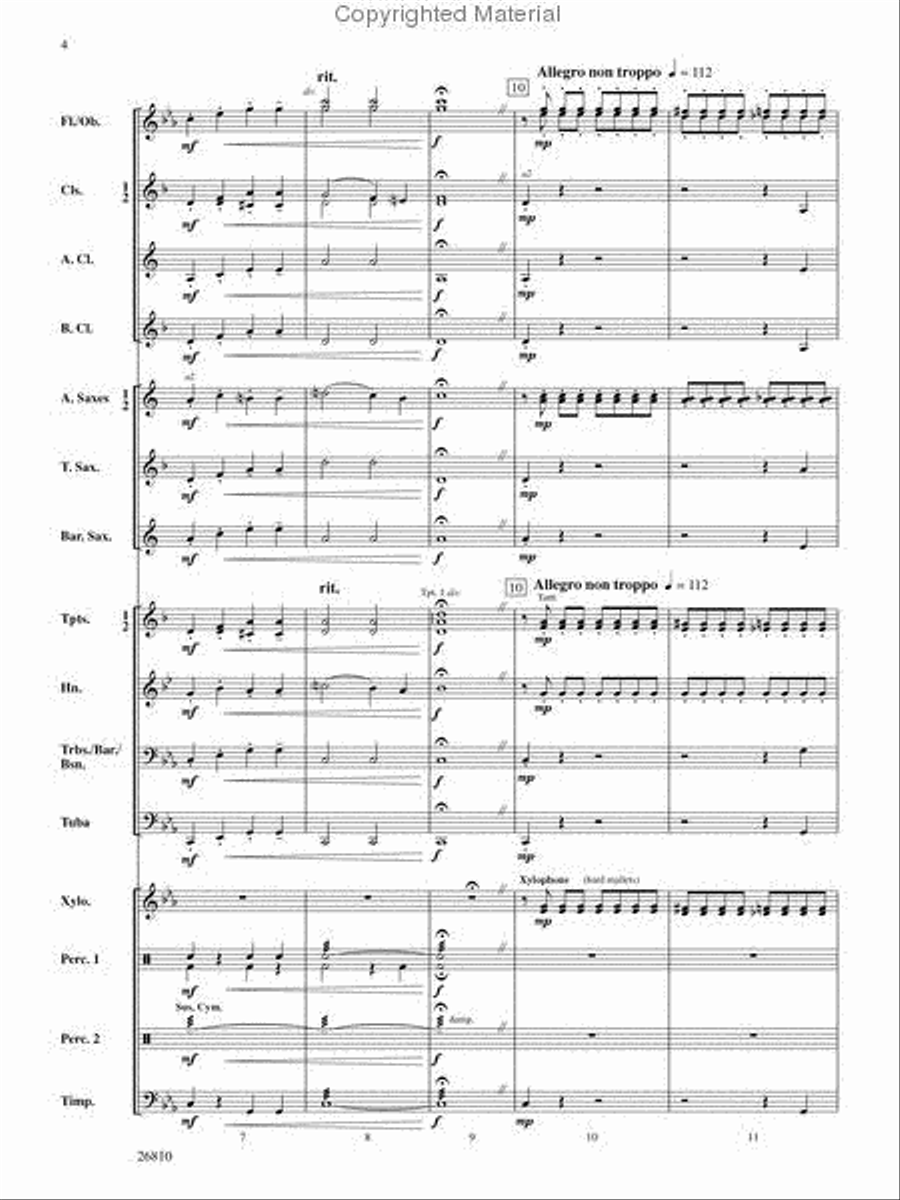 Ghosts in the Graveyard Concert Band scores gallery preview page 3