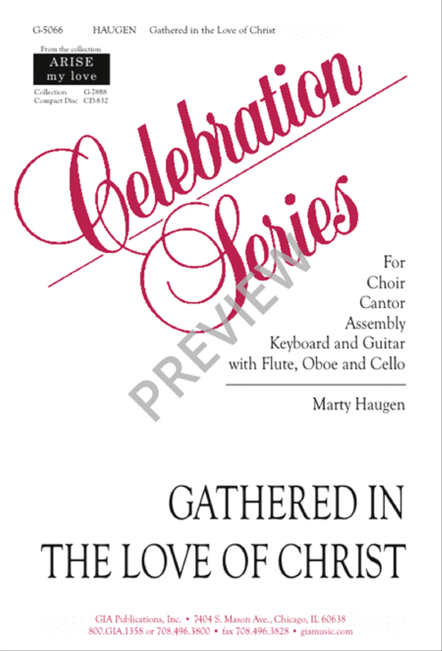 Gathered in the Love of Christ 2-Part scores gallery preview page 1