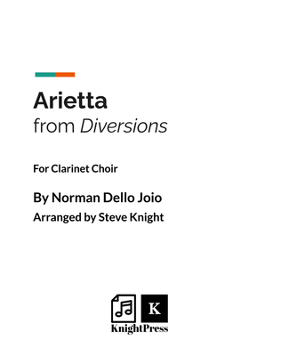 Book cover for Diversions: Arietta