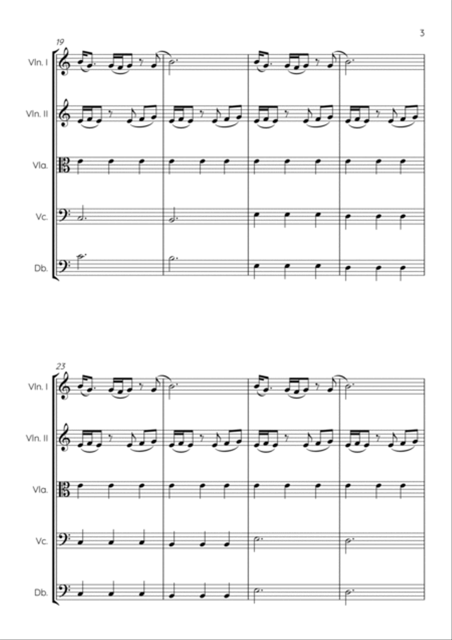 The Menagerie for String Orchestra String Orchestra scores gallery preview page 5