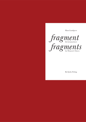 Book cover for Fragment för kvinnoröster