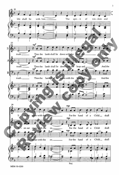 A Shoot Shall Come Forth (Choral Score)