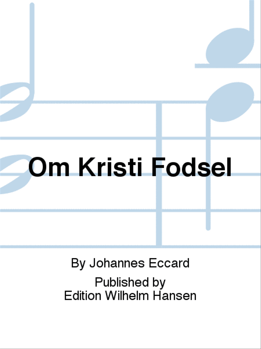 Om Kristi Fødsel Choir scores gallery preview page 1