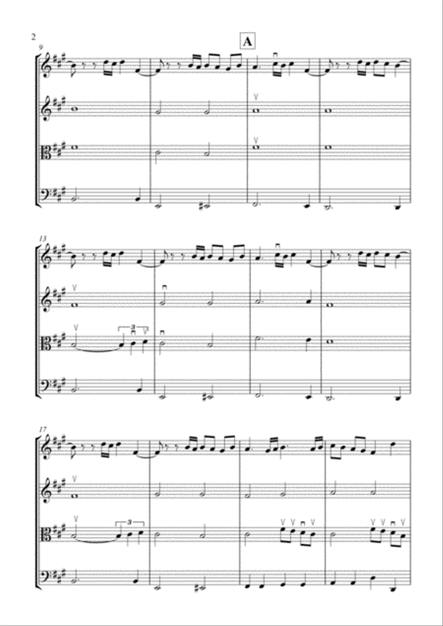 Final Countdown String Quartet scores gallery preview page 2