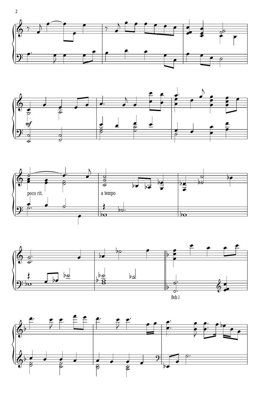 Speak O Lord Piano Solo scores gallery preview page 2