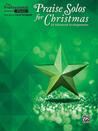 Book cover for The Professional Pianist -- Praise Solos for Christmas