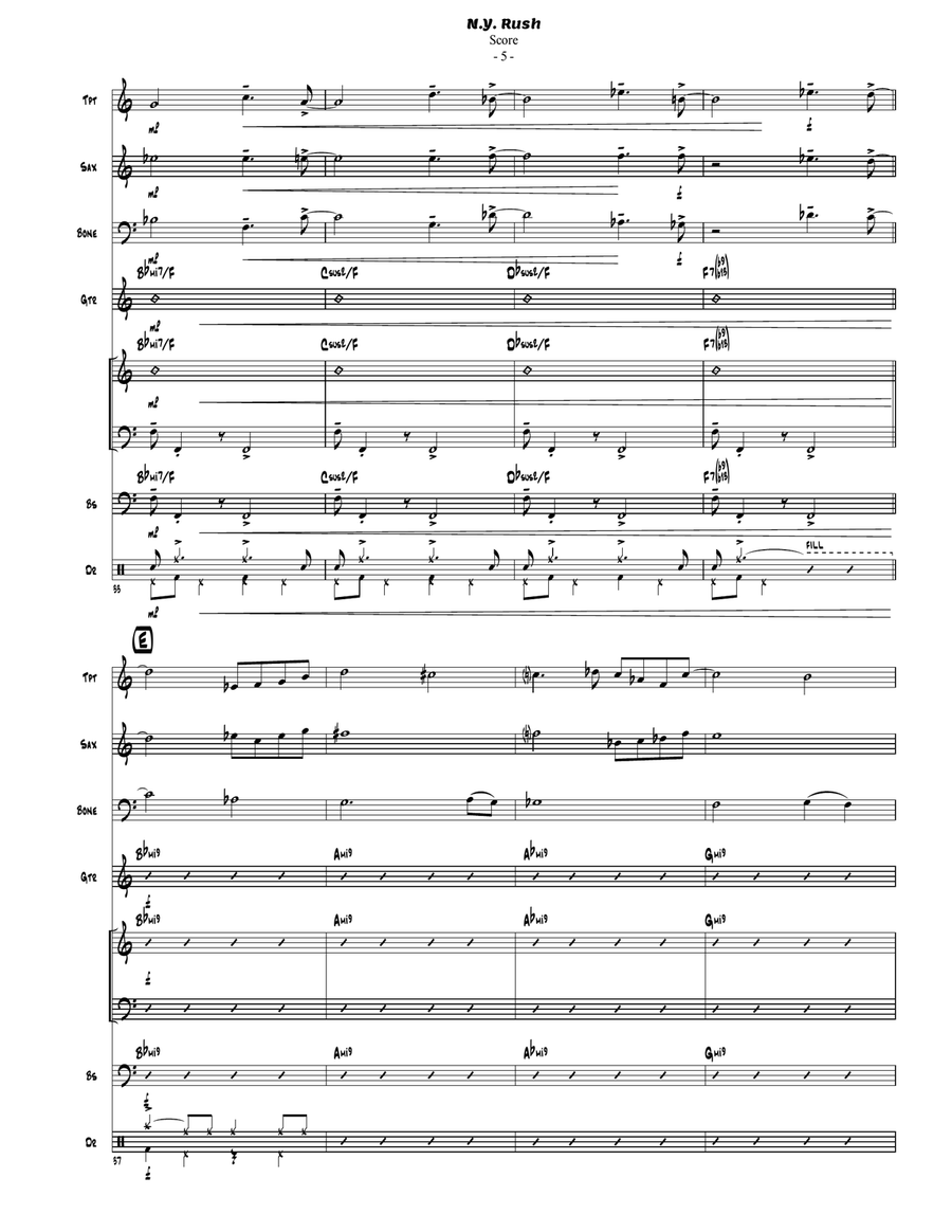 N.y.rush Jazz Ensemble scores gallery preview page 6