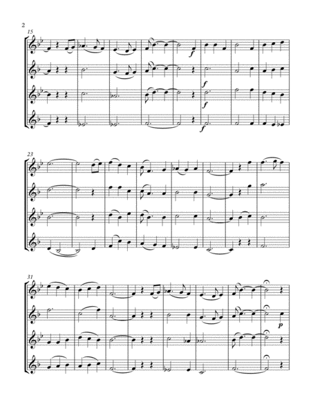 I Once Loved a Lass (Sax Quartet SATB) image number null