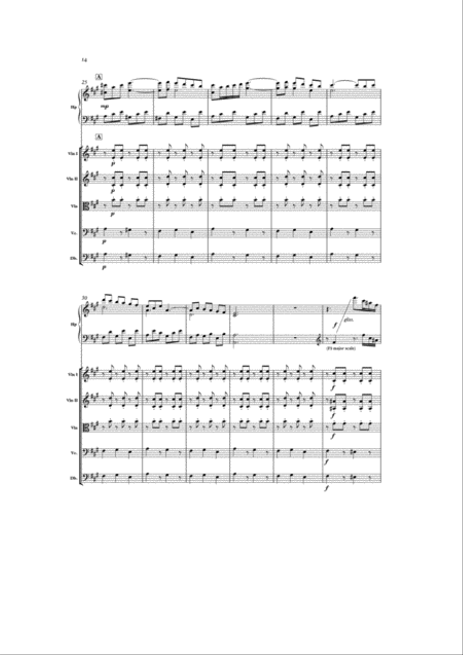 Suite Lyrique Harp scores gallery preview page 13
