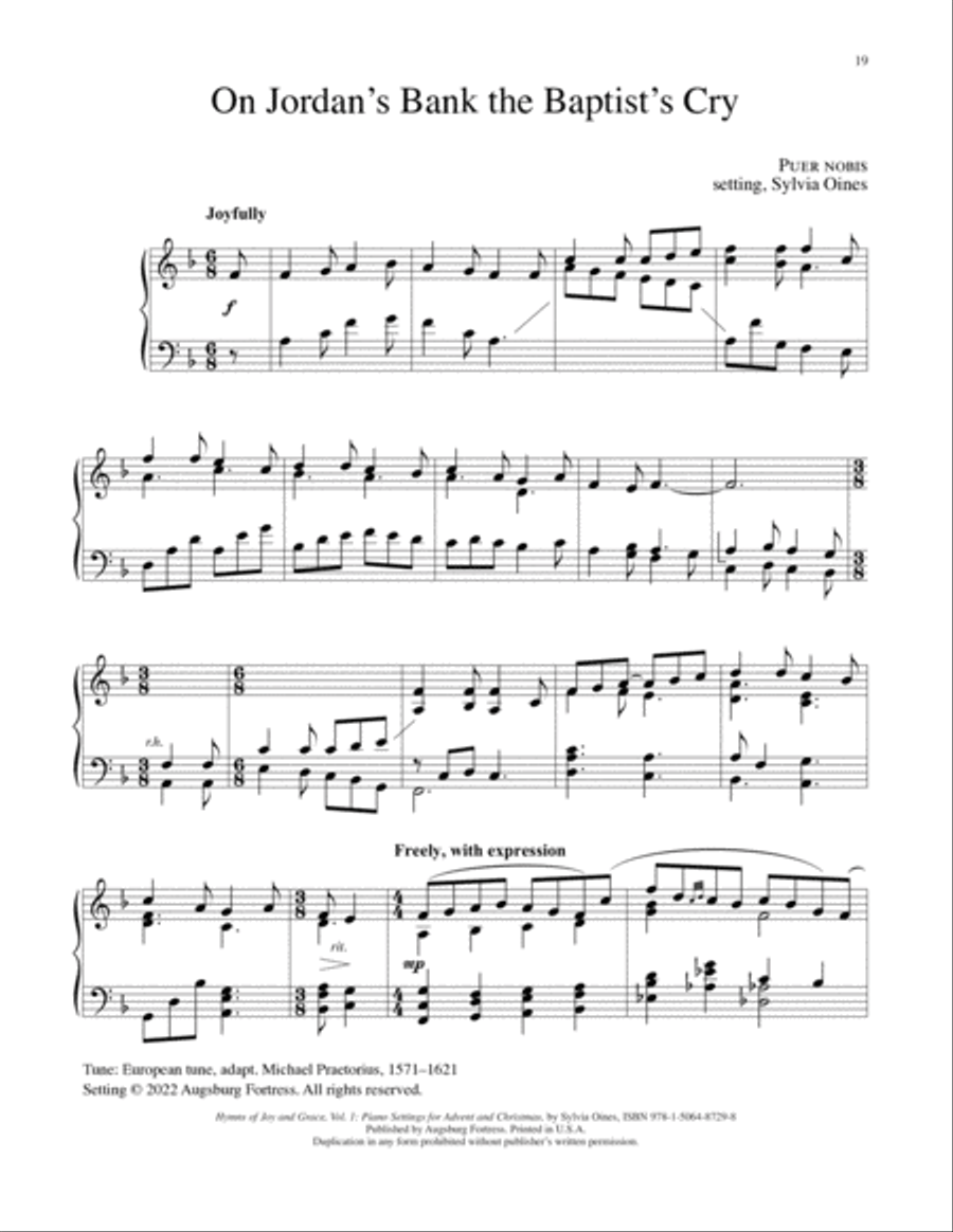 Hymns of Joy and Grace, Vol. 1 Piano Solo scores gallery preview page 10