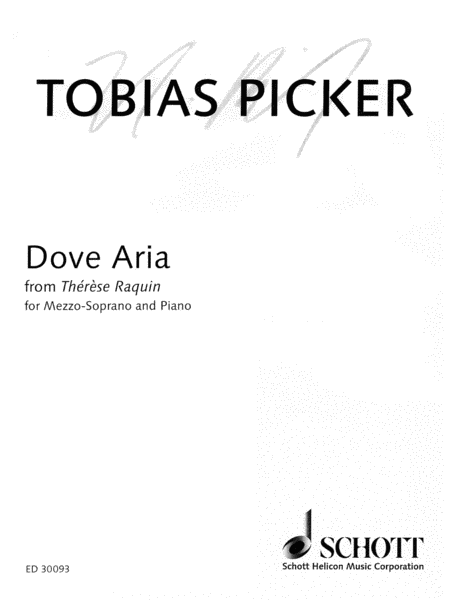 Tobias Picker : Dove Aria