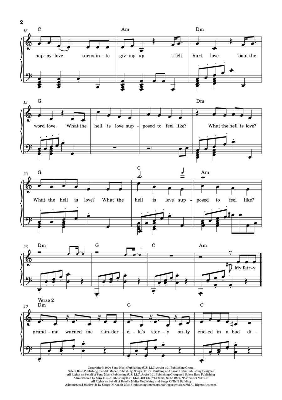 Mad At Disney Piano Solo scores gallery preview page 2