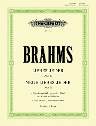 Book cover for Quartets: Liebeslieder And New Liebeslieder Waltzes
