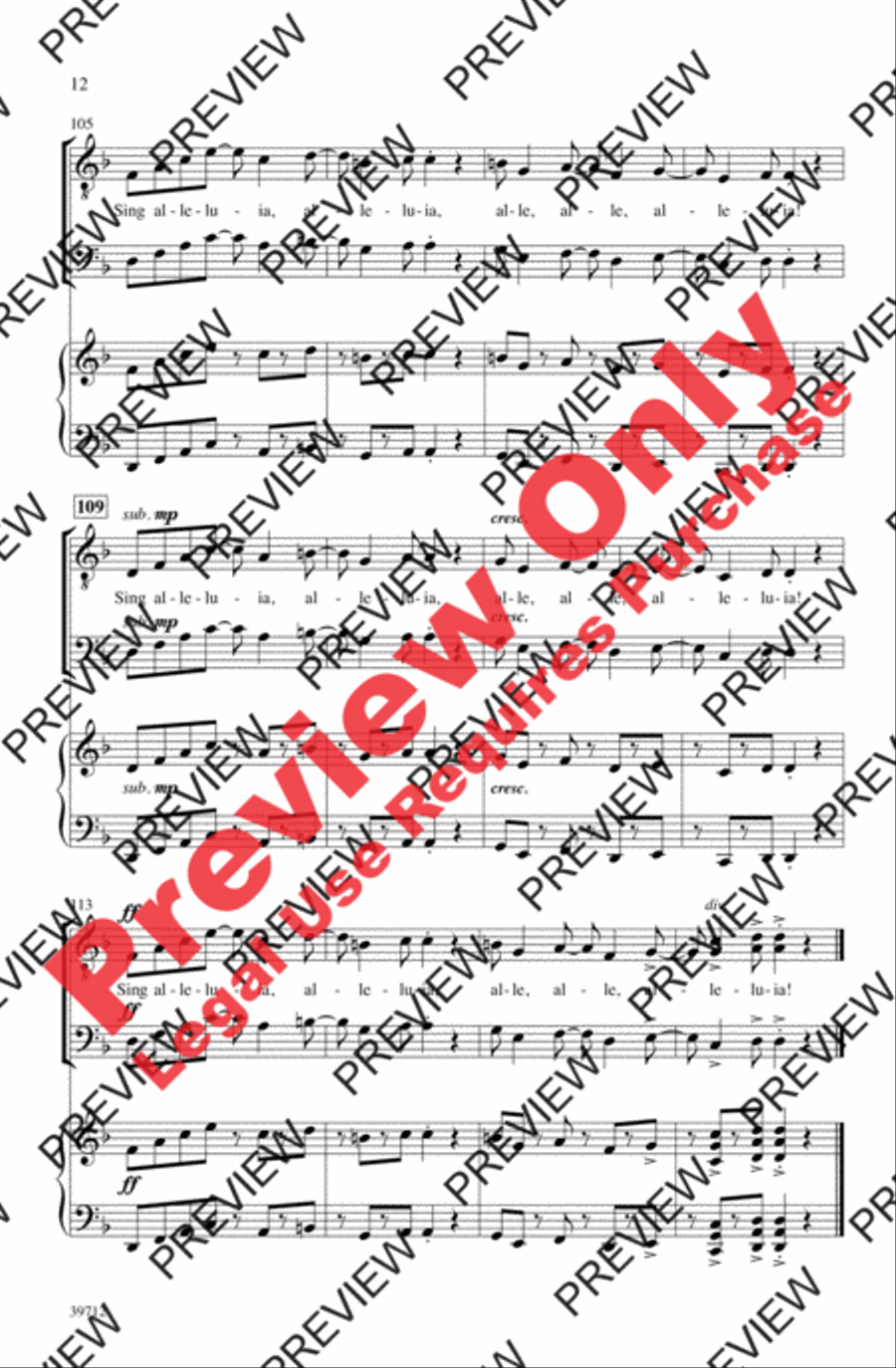 ¡Cantar! (Sing!) ¡Cantar! (Sing!) Men's Choir scores gallery preview page 12