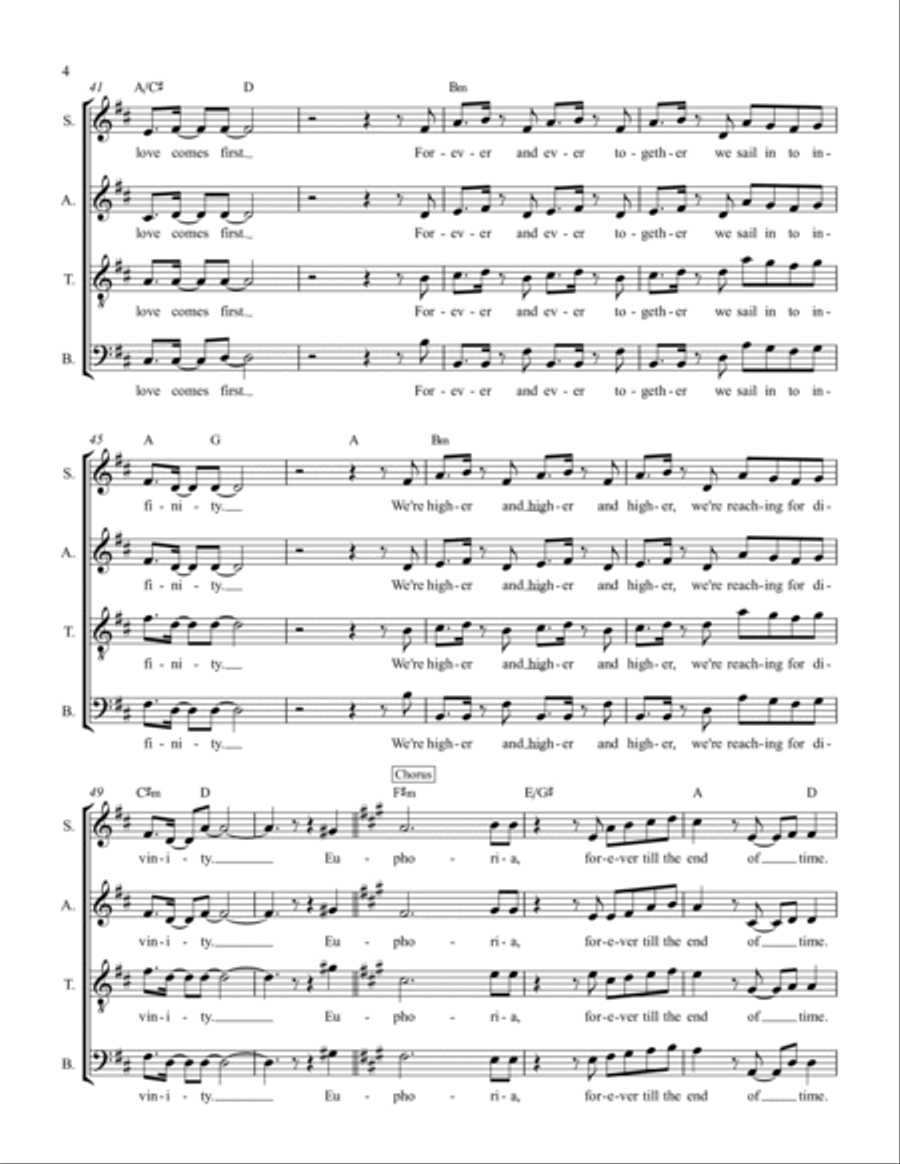 Euphoria Euphoria 4-Part scores gallery preview page 4