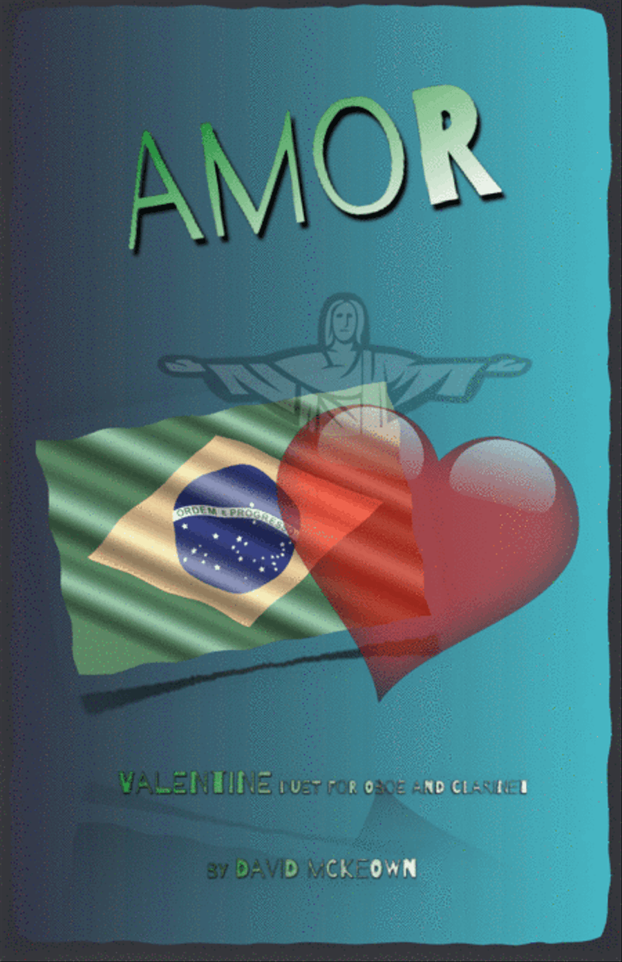 Amor, (Portuguese for Love), Oboe and Clarinet Duet Woodwind Duet scores gallery preview page 1