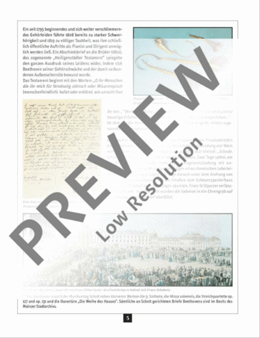 Ein Streifzug durch Leben und Werk Piano Solo scores gallery preview page 6
