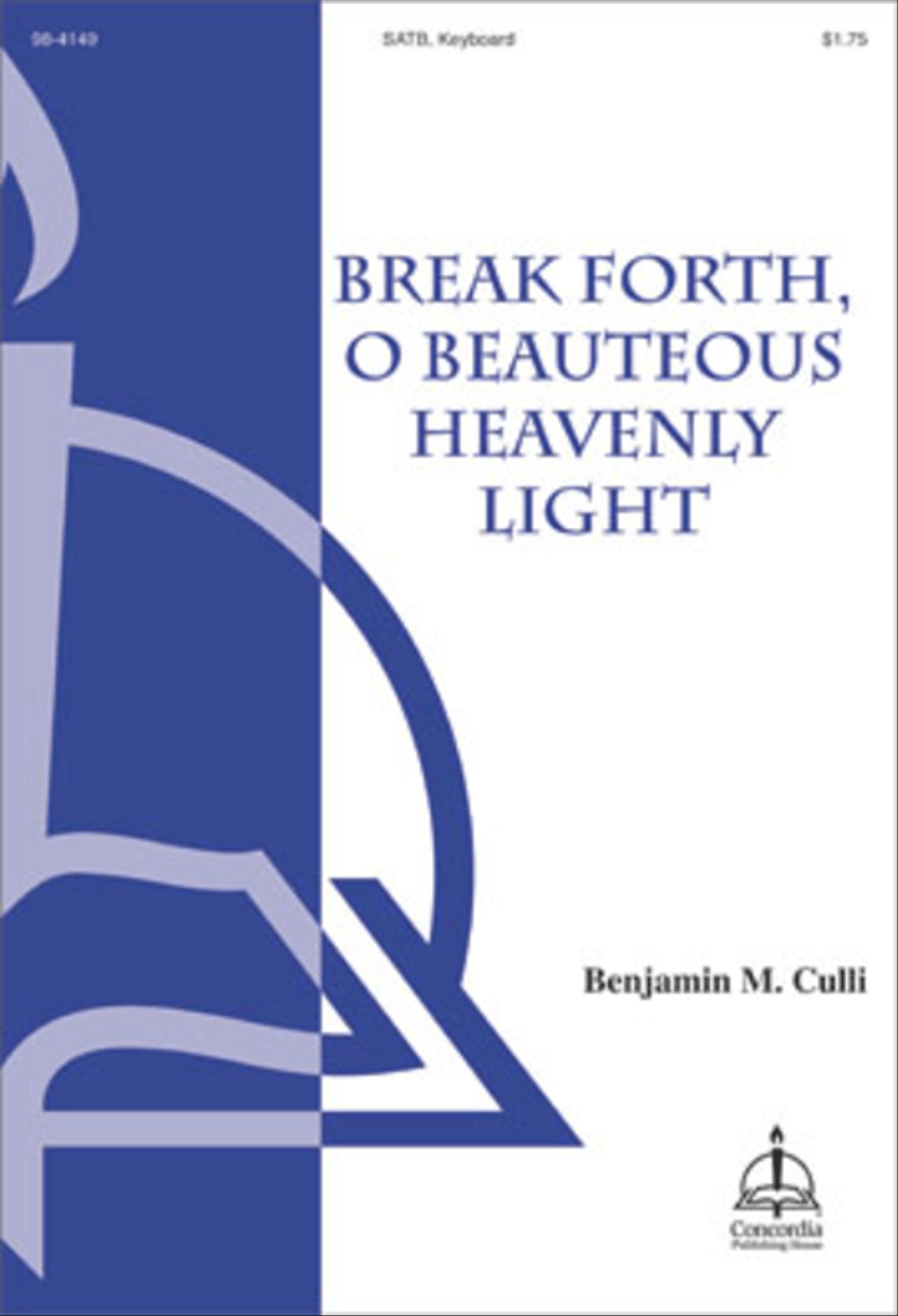Break Forth, O Beauteous Heavenly Light (Culli) 4-Part scores gallery preview page 1