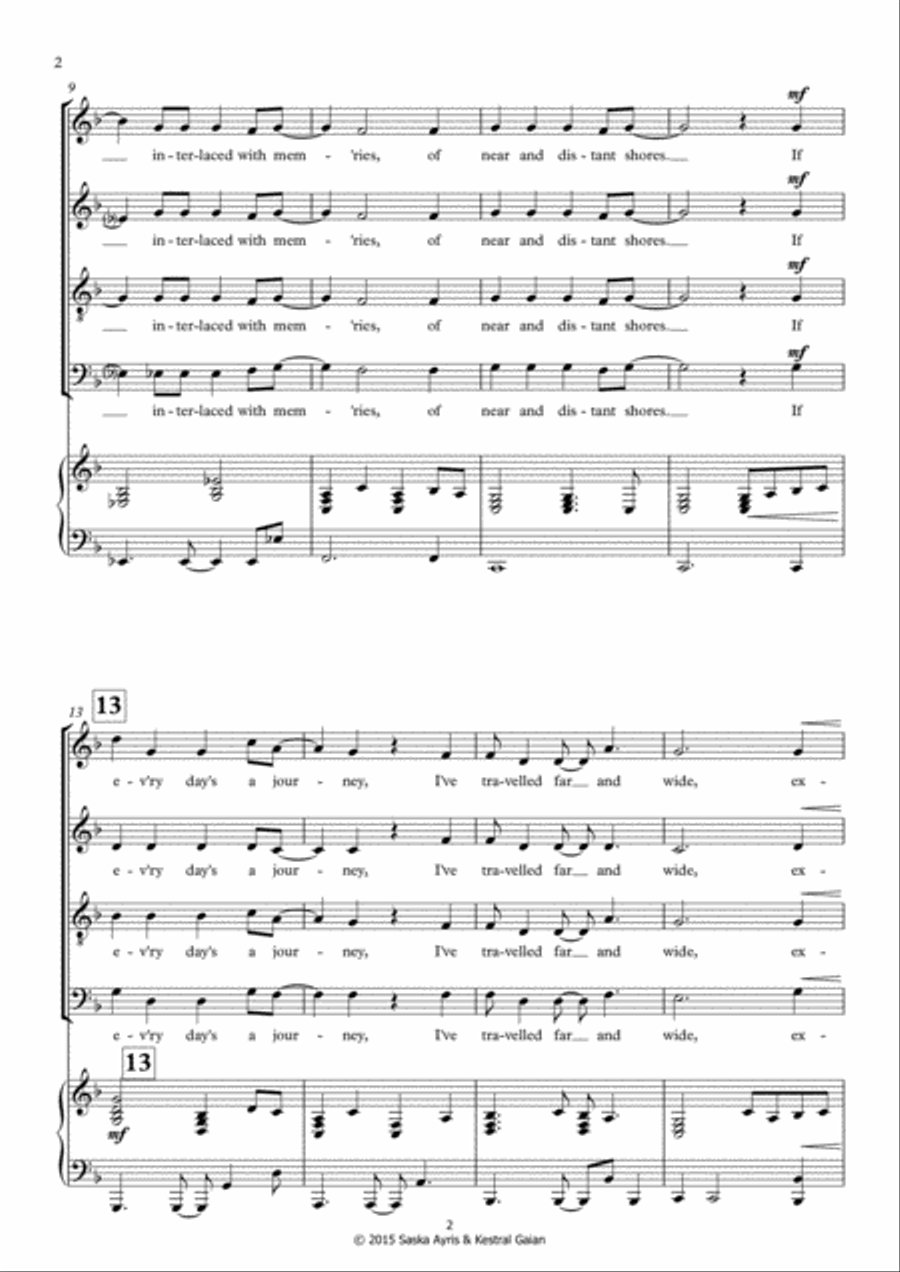 Golden Golden 4-Part scores gallery preview page 3