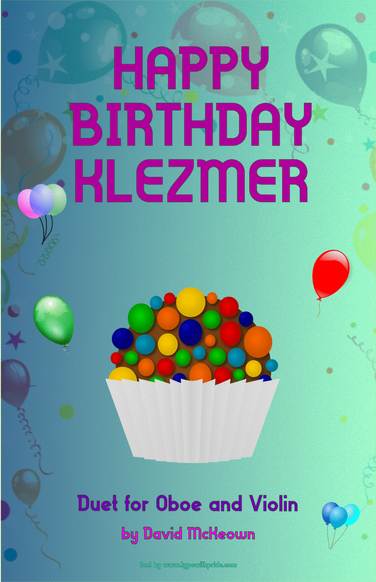 Happy Birthday Klezmer, for Oboe and Violin Duet