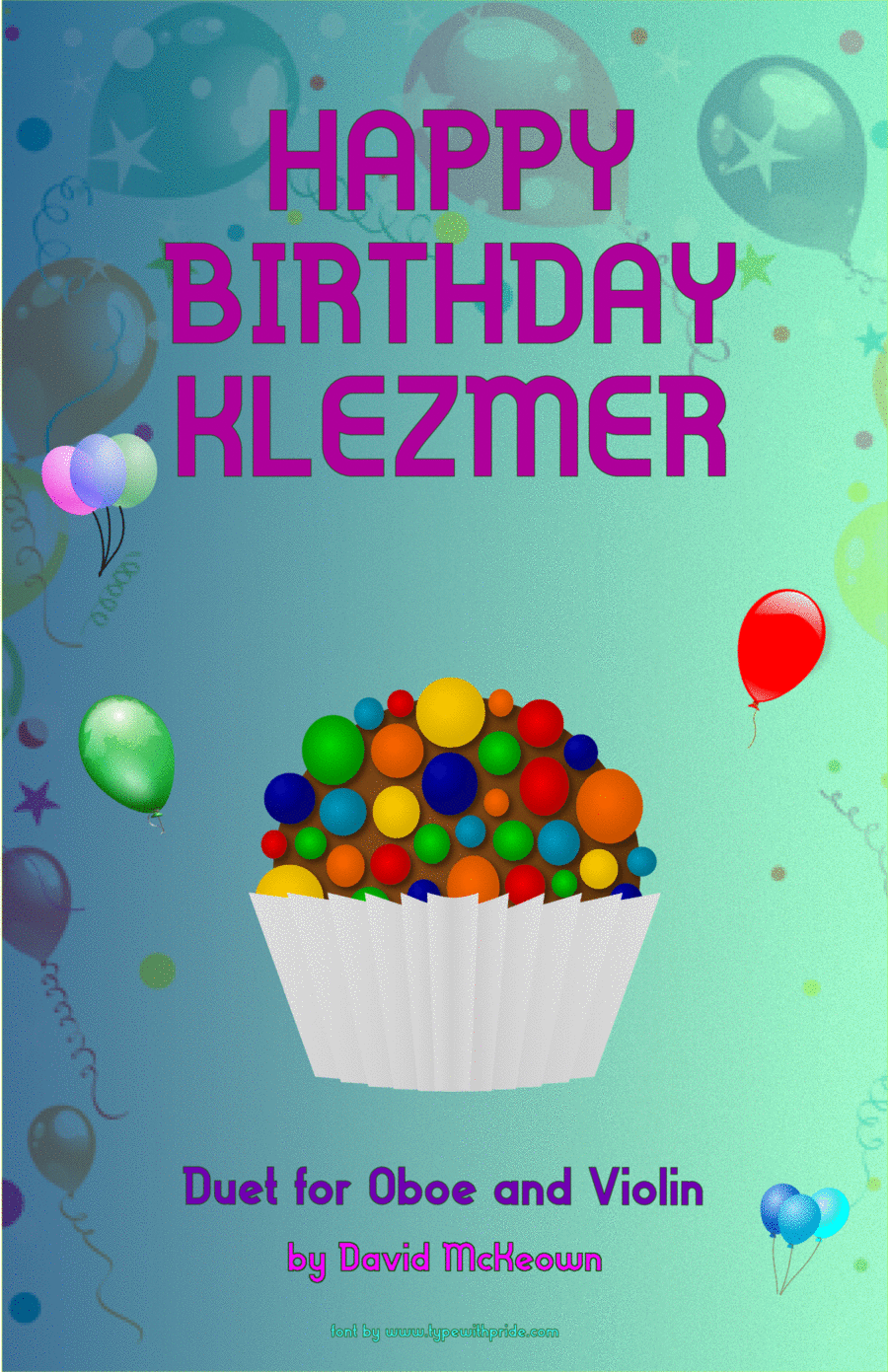 Happy Birthday Klezmer, for Oboe and Violin Duet Oboe scores gallery preview page 1