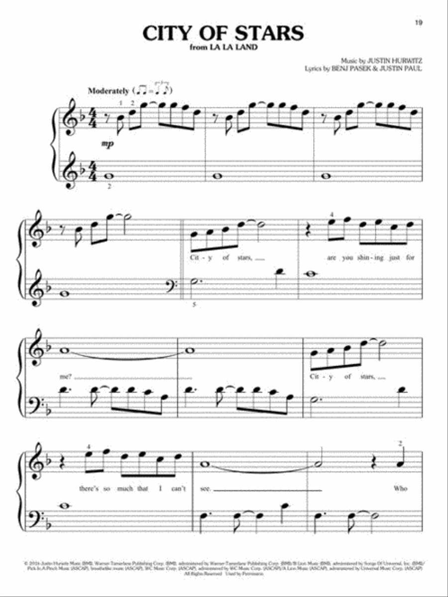 Big-Note Piano Songs 2010-2019 Easy Piano scores gallery preview page 8
