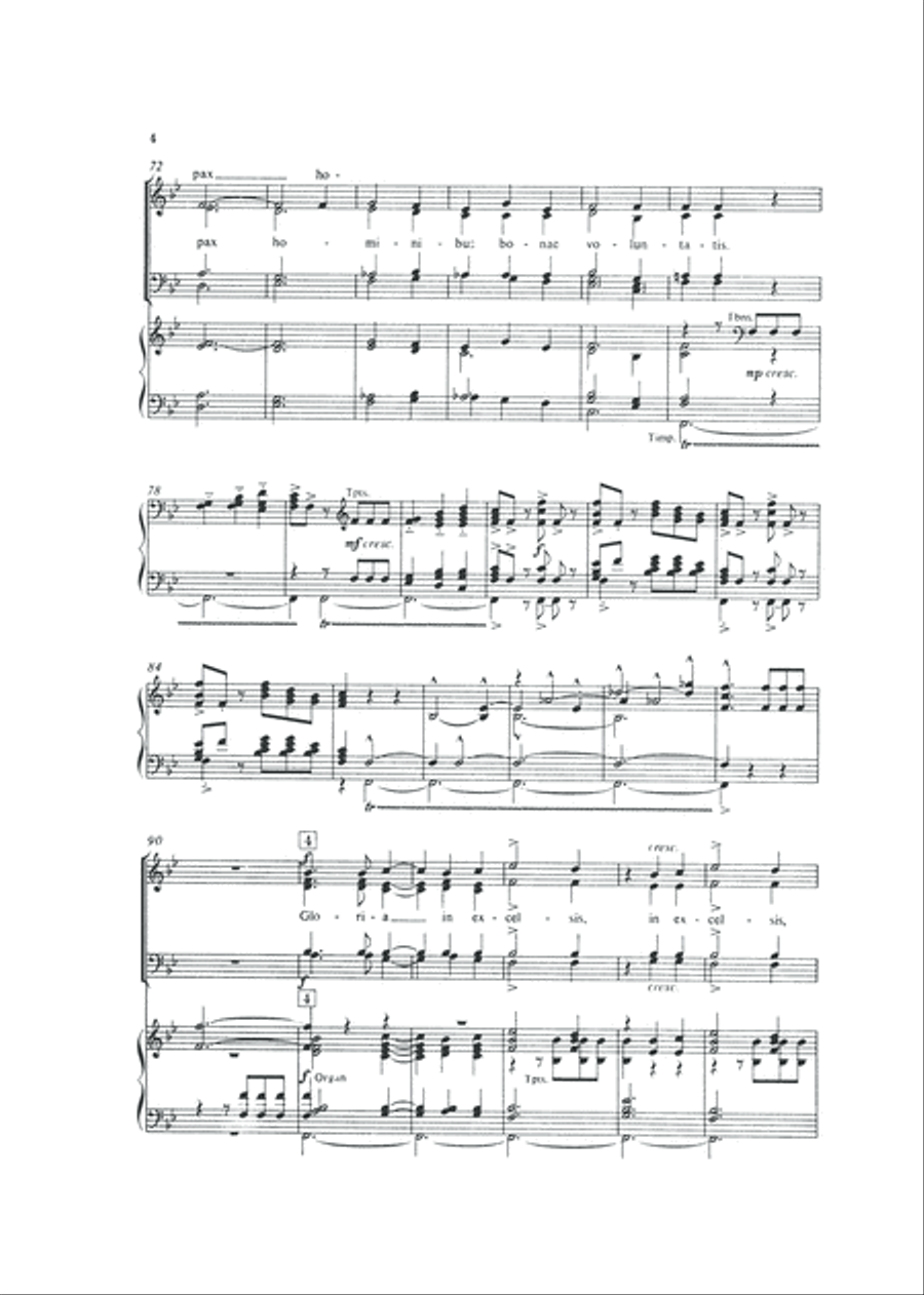 Gloria '1' Gloria '1' 4-Part scores gallery preview page 4