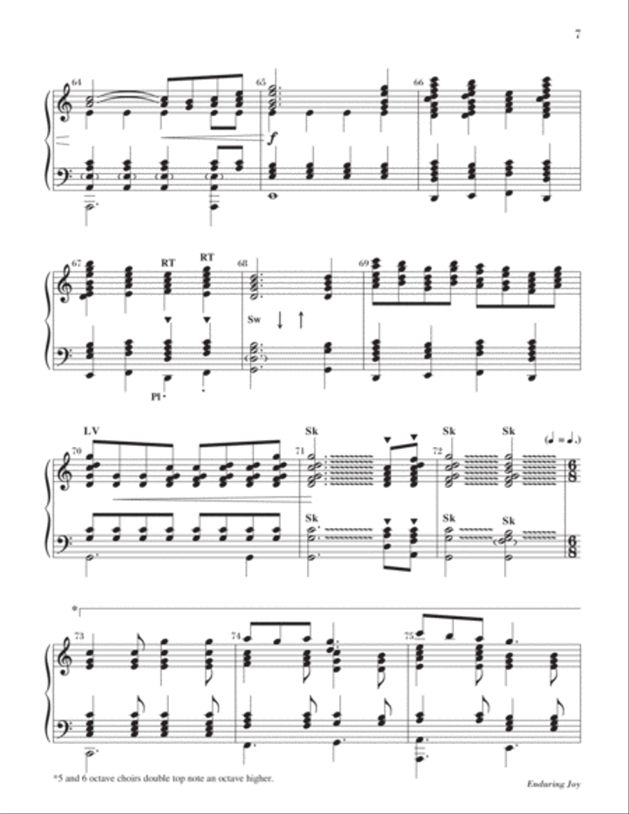 Enduring Joy 5-Octaves scores gallery preview page 8