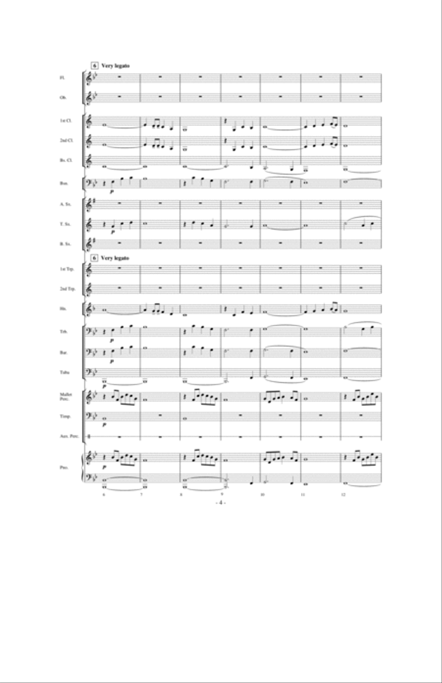 The Water Is Wide Concert Band scores gallery preview page 3