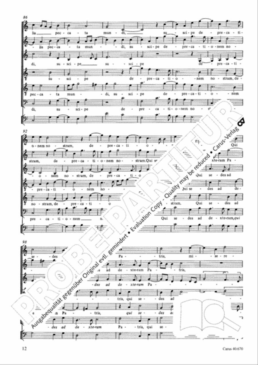 Missa in illo tempore Choir scores gallery preview page 25