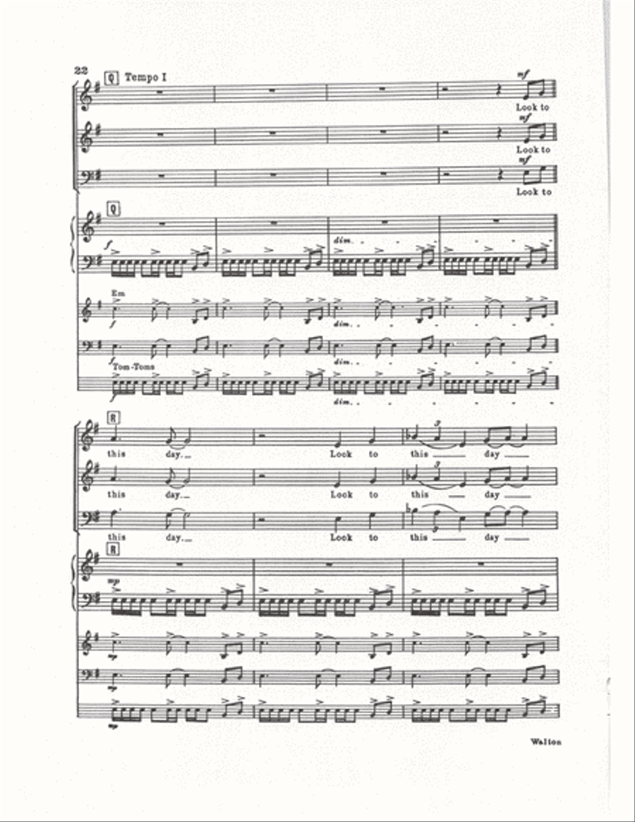 Look to this Day (Vocal Score) Divisi scores gallery preview page 22