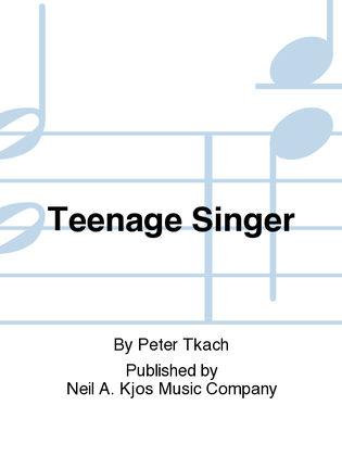 Book cover for Teenage Singer