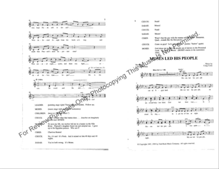 Heroes of the Faith (Sacred Children's Musical) Children's Choir scores gallery preview page 4